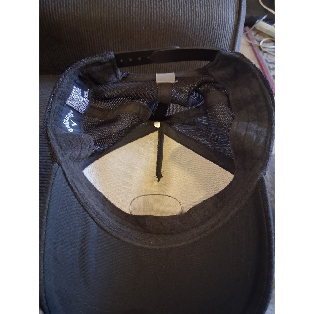 Callaway 1982 Carlsbad, CA Hat Black Golf Snapback 5 Panel Mesh Cap - Picture 4 of 4